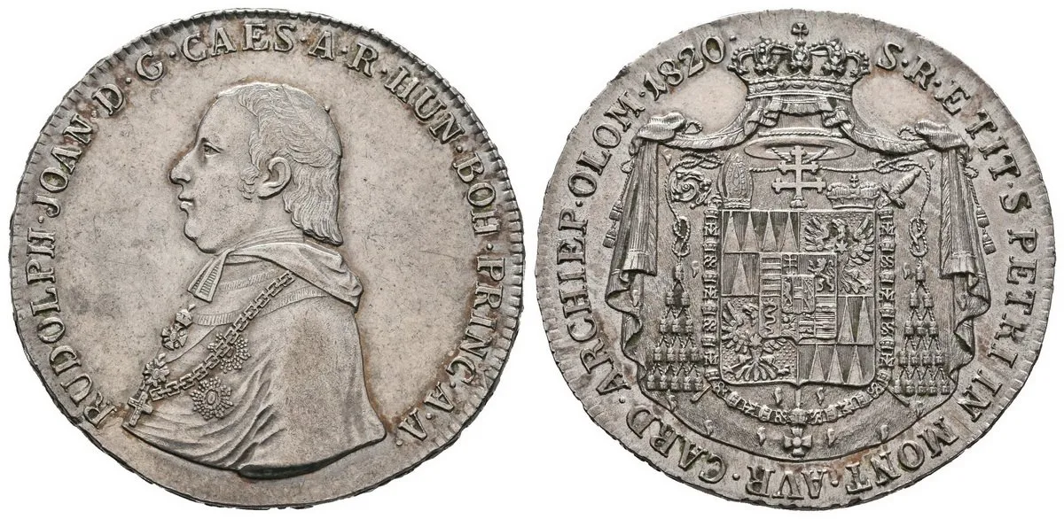 Olomouc - arcibiskupství, Rudolf Jan, 1819 - 1831 — 1