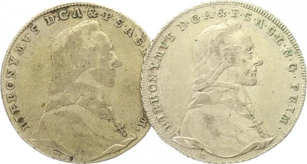 Salzburg - arcibiskupství, Hyeronymus Colloredo, 1772 - 1803 — 1