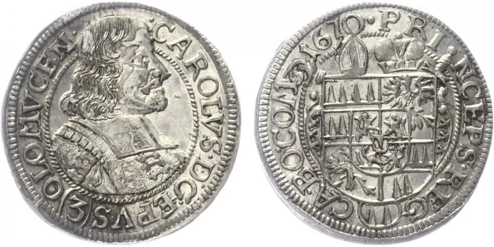 Olomouc - biskupství, Karel II. Liechtenstein, 1664 - 1695 — 1