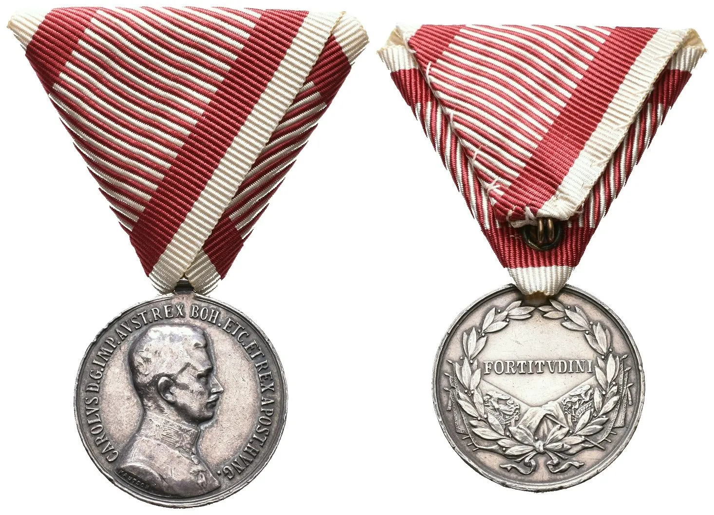 Medaile za statečnost, stříbrná, II. třída