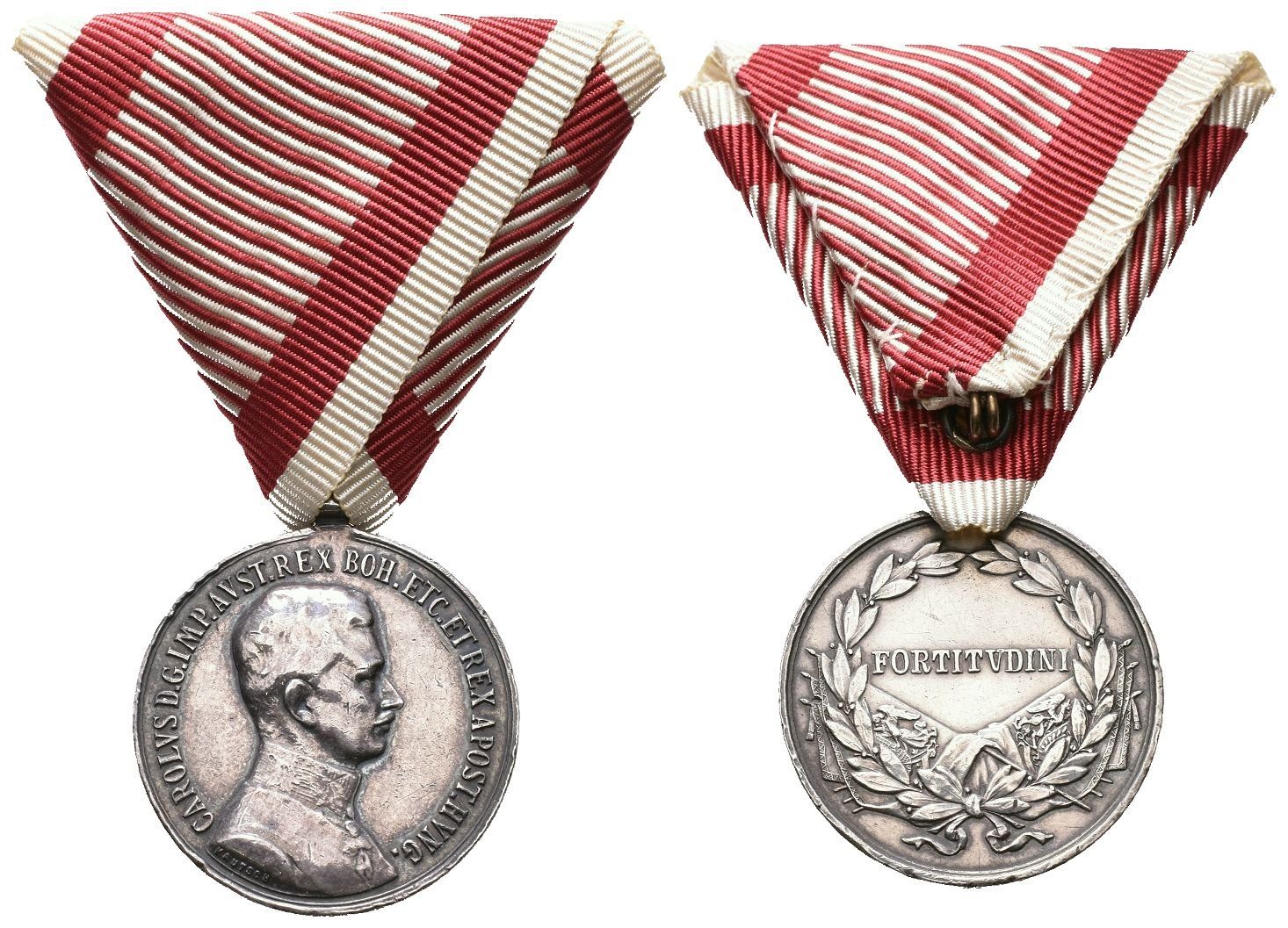 Medaile za statečnost, stříbrná, II. třída