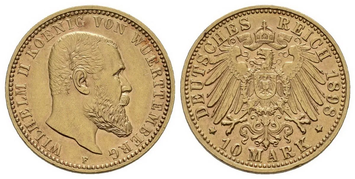 Württemberg, Wilhelm II., 1891 - 1918 — 1