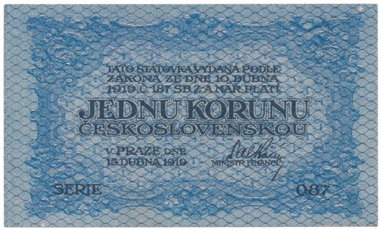 1 Koruna 1919, Hej.7
