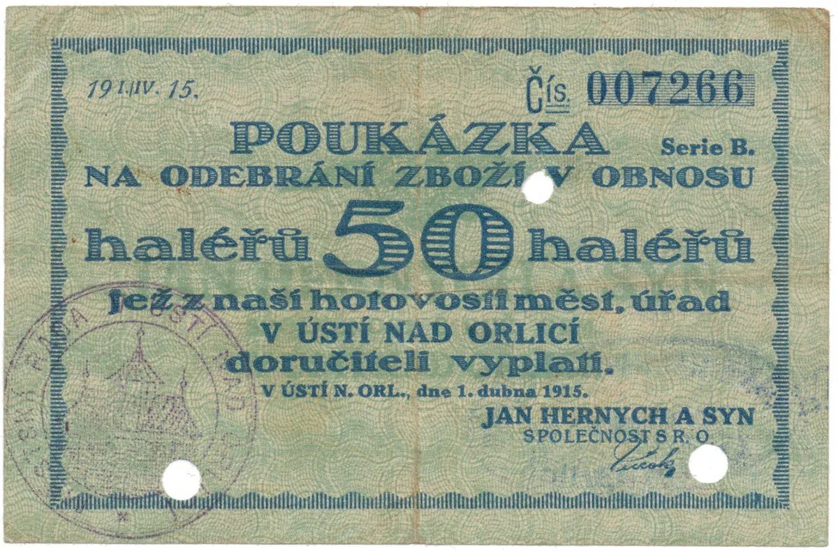 Nouzovky české od roku 1914 — 1
