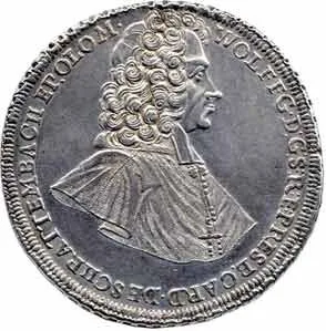 Olomouc - biskupství, Wolfgang von Schrattenbach, 1711 - 1738 — 1