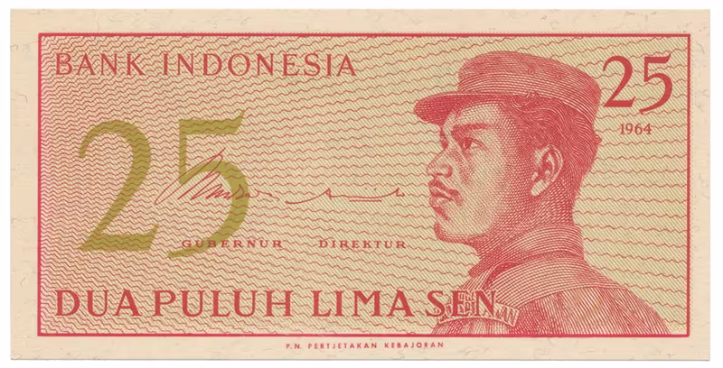 Indonésie, 25 Sen 1964, P.93