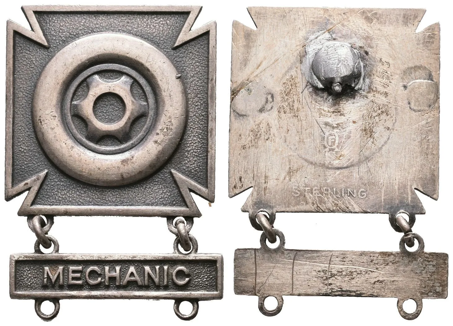USA, Stříbrný Odznak pro řidiče a mechaniky