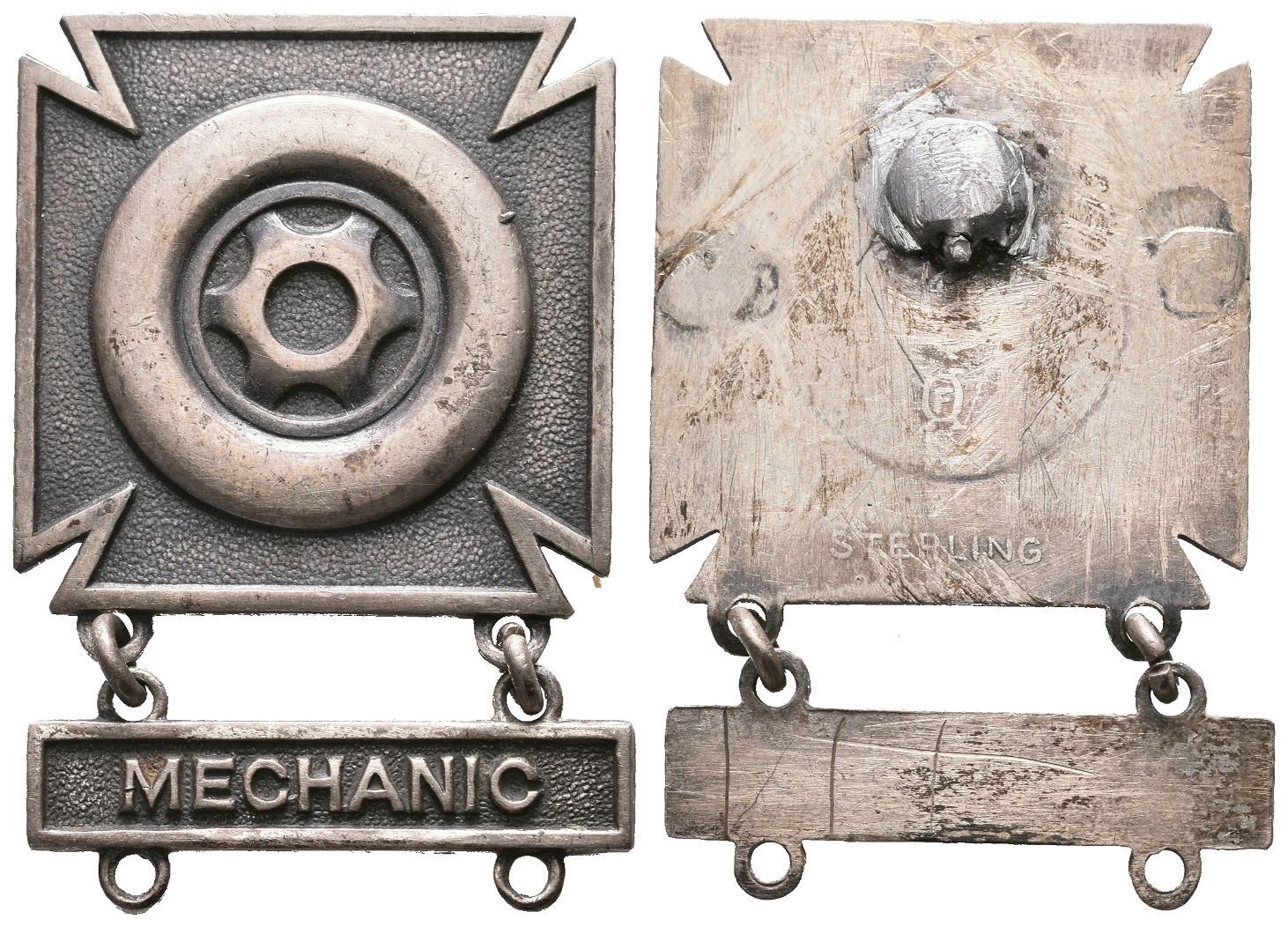 USA, Stříbrný Odznak pro řidiče a mechaniky