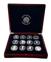 Sada - Největší osobnosti Českého národa - 24 Kusů (Ag 696g, 999/1000) + Etue, Certifikát, Proof - fotografie 10