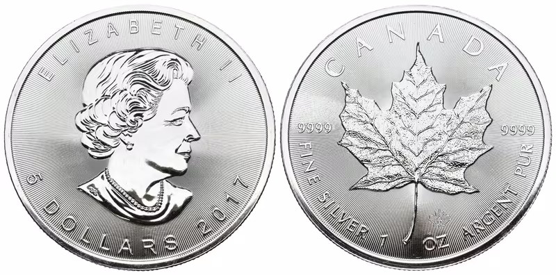 Kanada, 5 Dollars 2017 - Maple Leaf