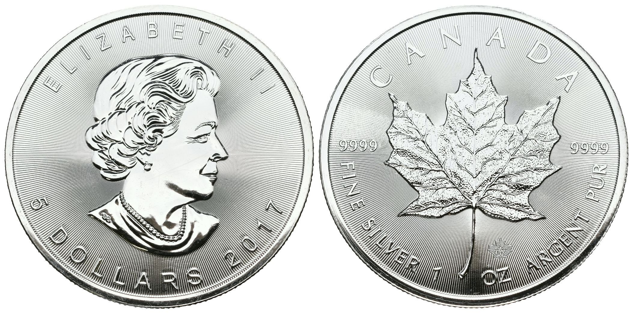 Kanada, 5 Dollars 2017 - Maple Leaf
