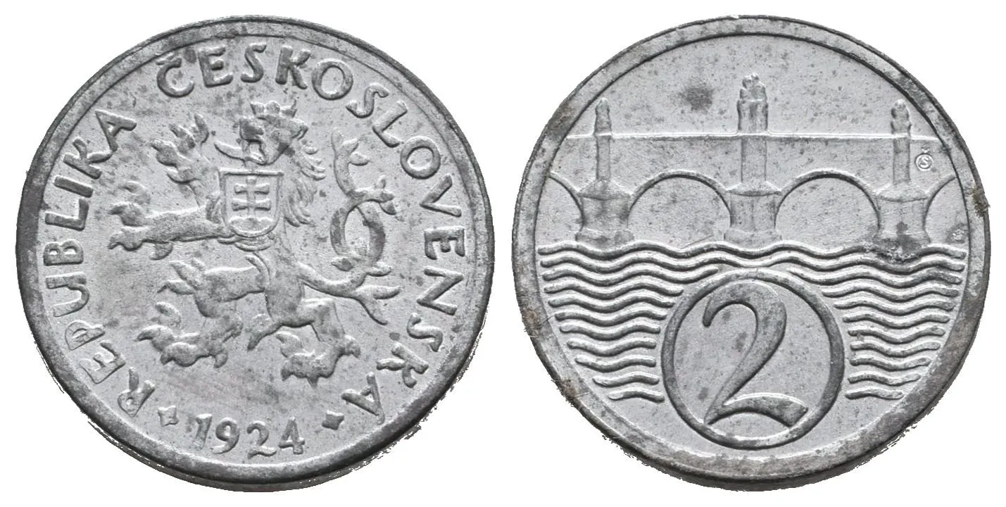 2 Haléř 1924