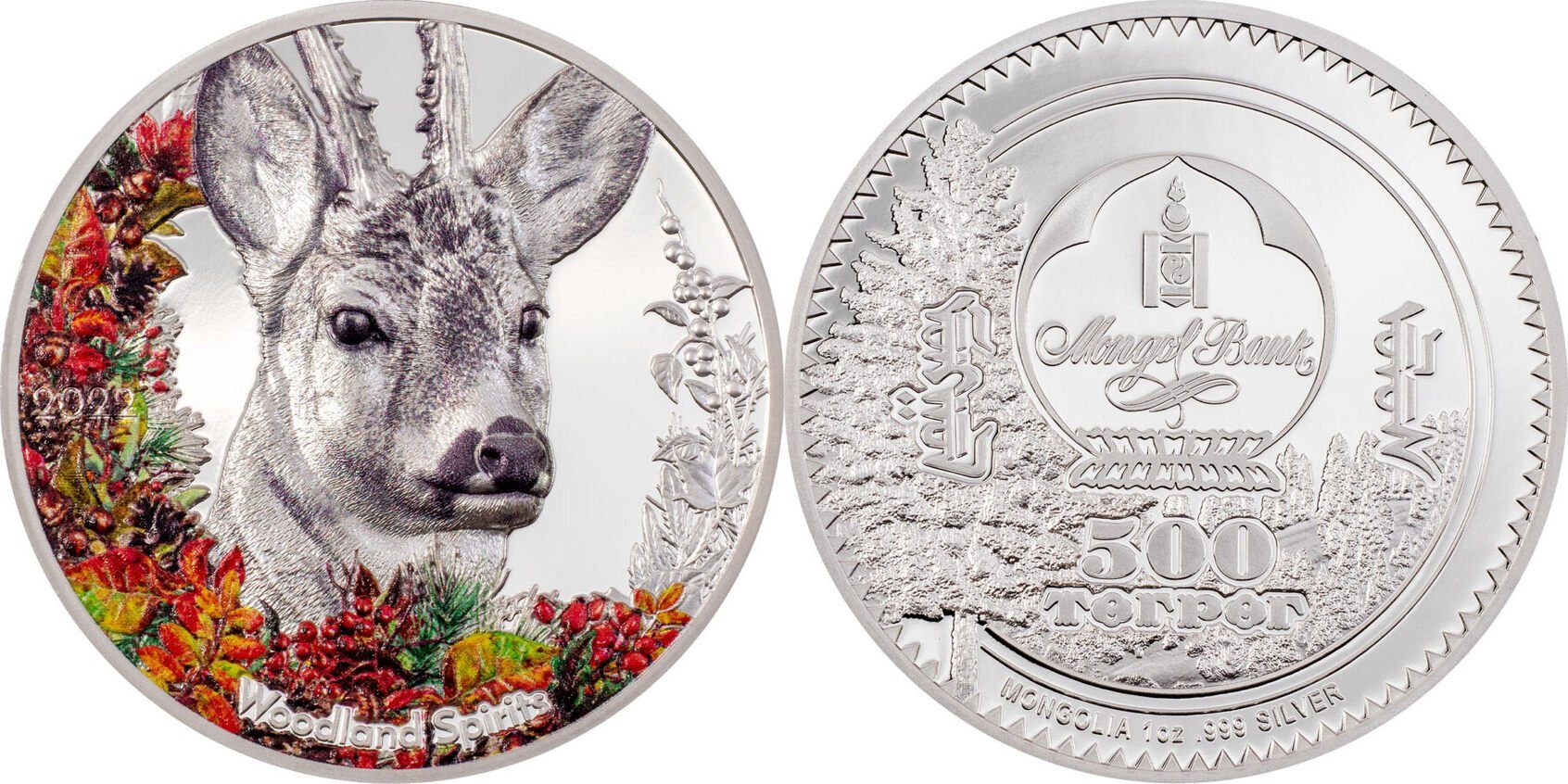 Mongolsko, 500 Tugrik 2022 - Jelen