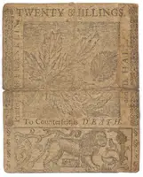 Amerika, 20 Šilink 1759 - fotografie 2