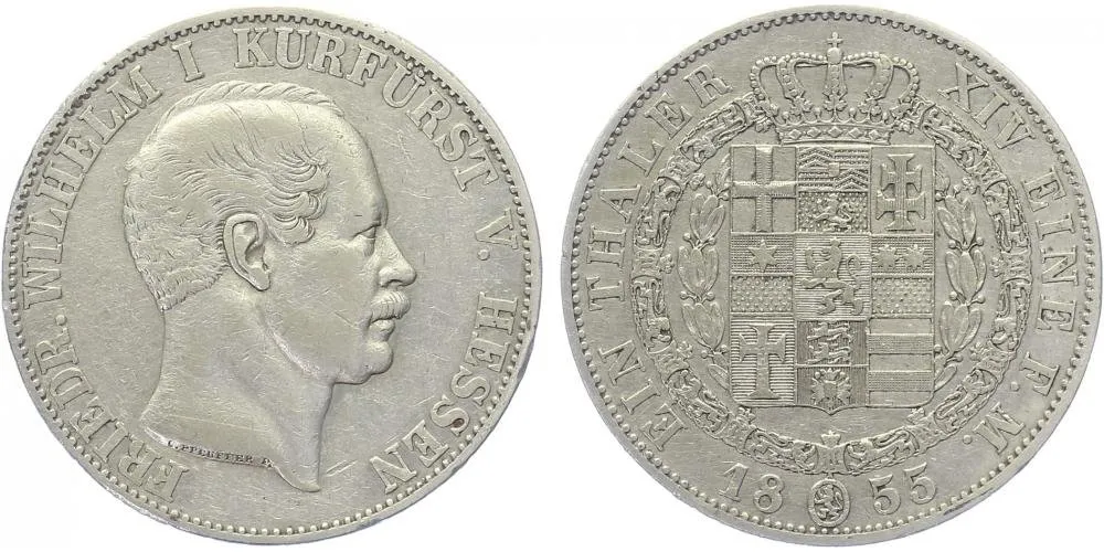 Hessen - Kassel, Friedrich Wilhelm I., 1847 - 1866 — 1