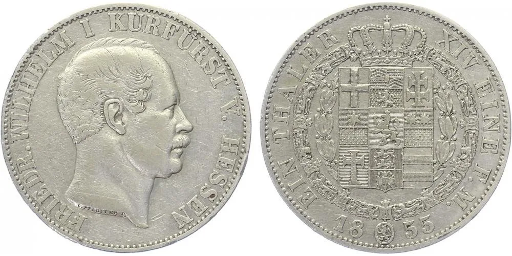 Hessen - Kassel, Friedrich Wilhelm I., 1847 - 1866 — 1