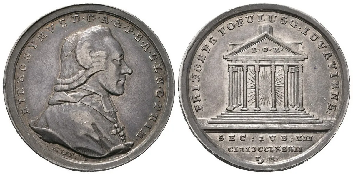 Salzburg - arcibiskupství, Hyeronymus Colloredo, 1772 - 1803 — 1