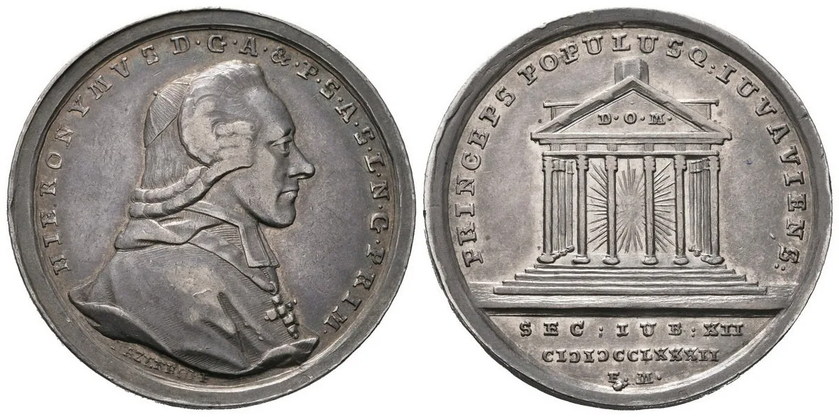 Salzburg - arcibiskupství, Hyeronymus Colloredo, 1772 - 1803 — 1