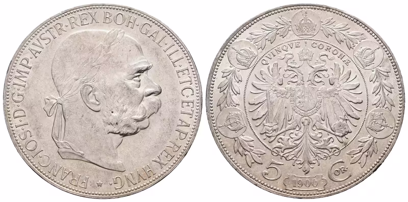 5 Koruna 1900