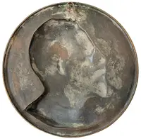 AE Plaketa 1895 - Miroslav Tyrš. K národopisné výstavě Českoslovanské — 2
