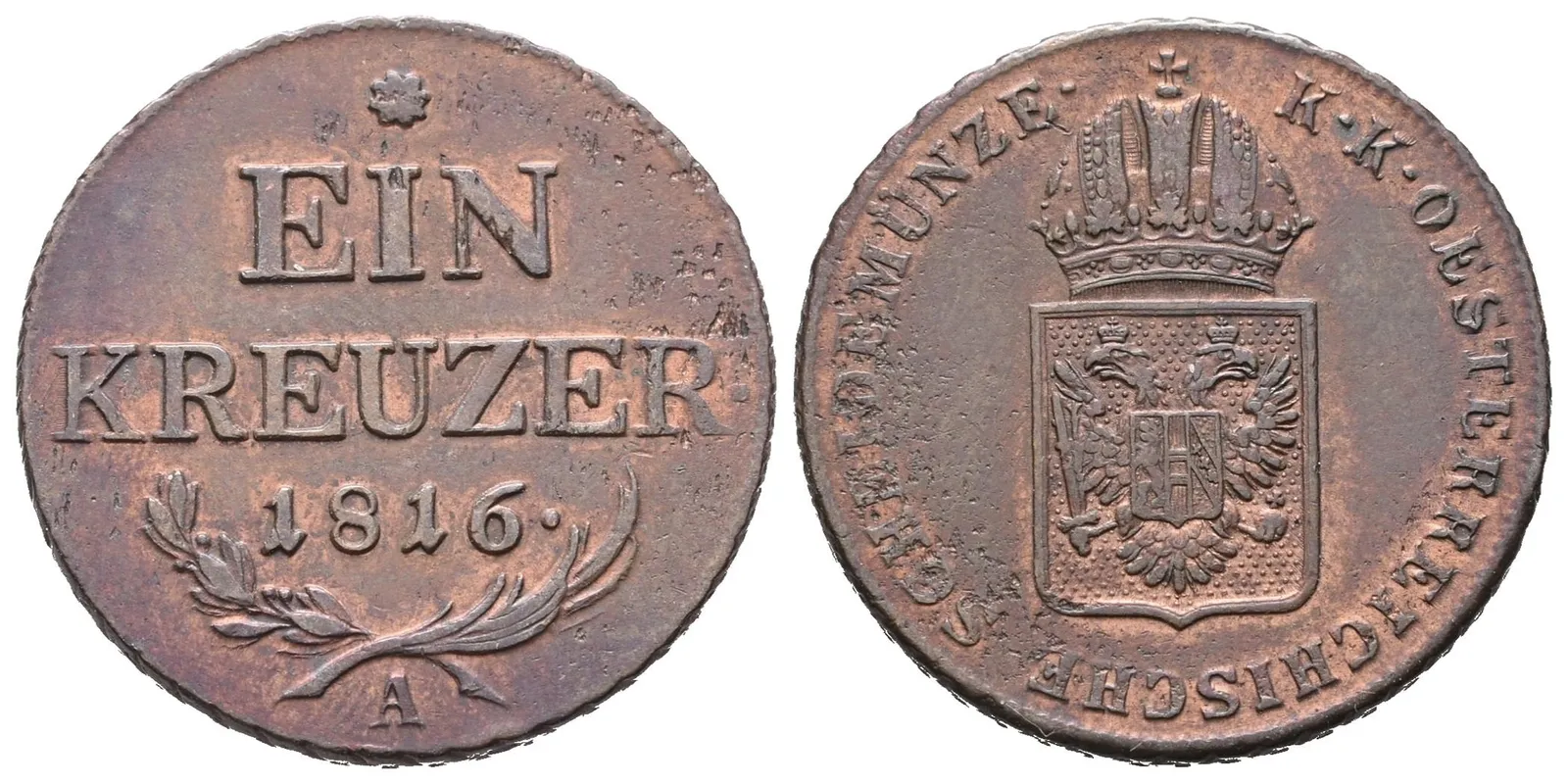 František II., 1 Krejcar 1816 A