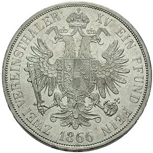 Rakouská a spolková měna, 1857 - 1892 — 1