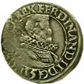 Ferdinand II., 1619 - 1637 (Mince kiprová) — 1