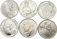 Soubor mincí 100 Kčs - 1990 - Bohuslav Martinů, Kupecký, Pardubická — 1