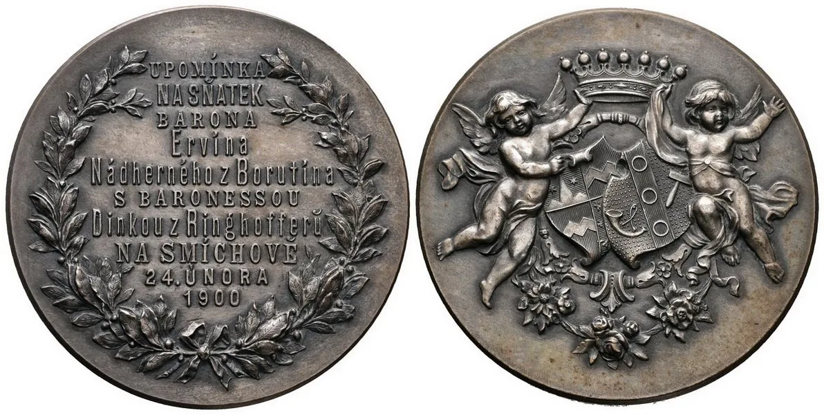 Ringhofferové, Ervín Nádherný a Dinka — 1