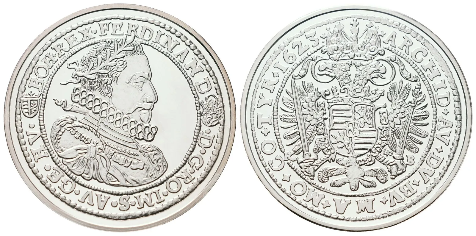 Replika - Historický 1/2 tolar - Ferdinand II. 1623