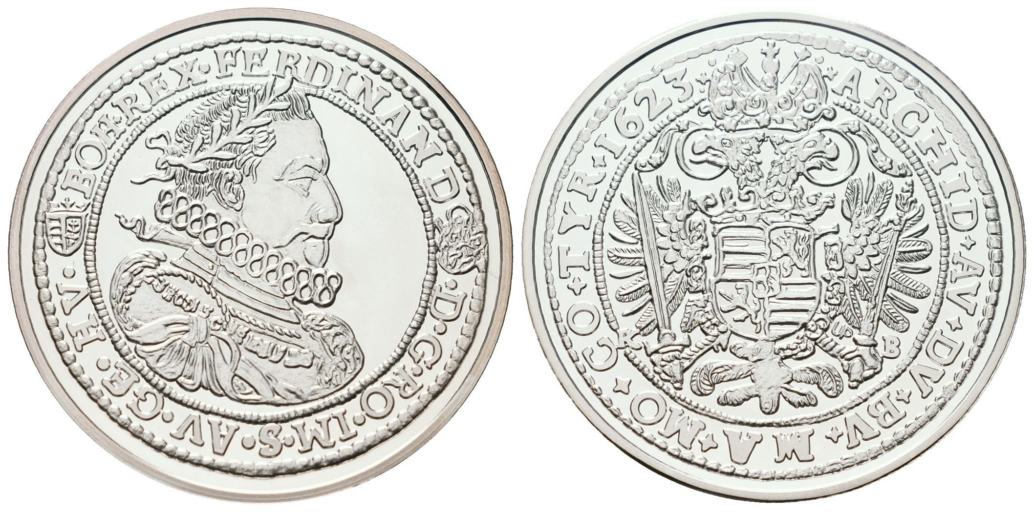 Replika - Historický 1/2 tolar - Ferdinand II. 1623