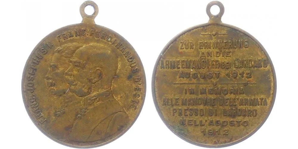 František Josef I., medaile vojenských manévrů — 1