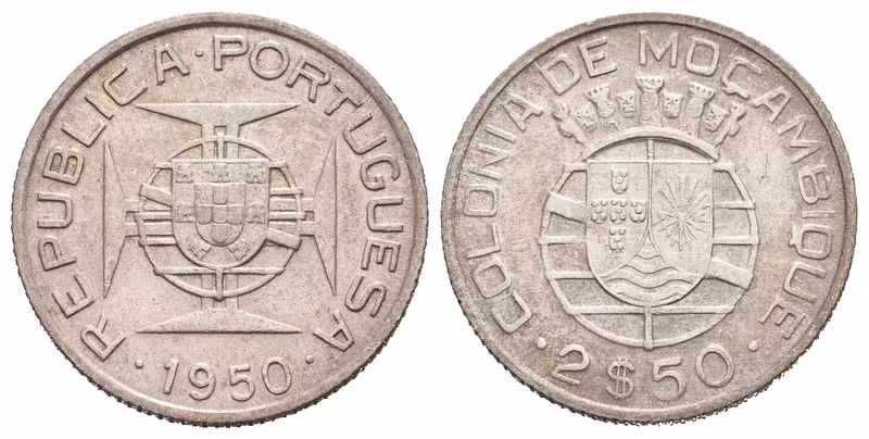 Portugalský Mozambik, 2,5 Escudo 1950