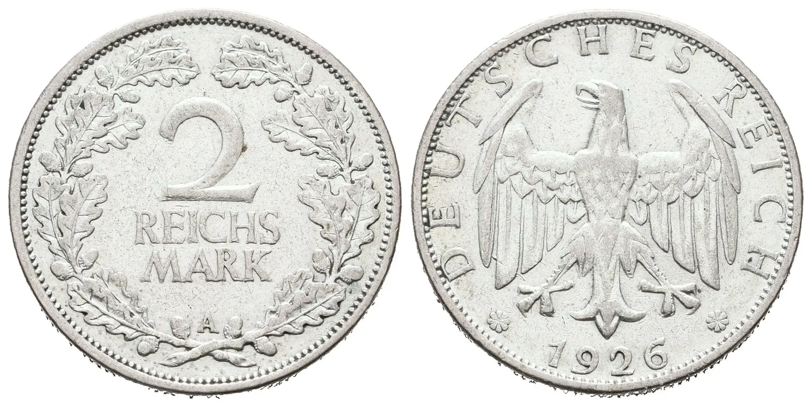 Výmar, 2 Marka 1926 A