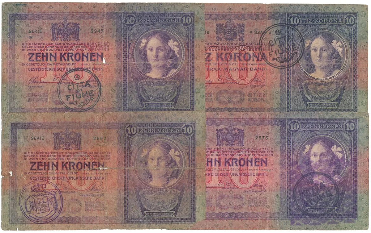 Razítkované R-U bankovky na Balkáně 1919-1921 — 1