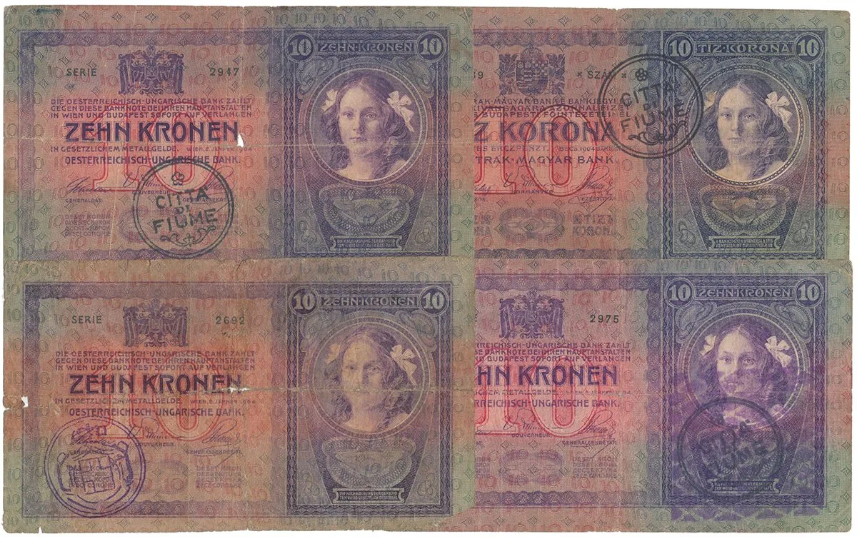 Razítkované R-U bankovky na Balkáně 1919-1921 — 1