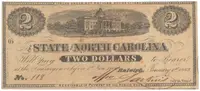 USA - N. Carolina, 2 Dollar 1863