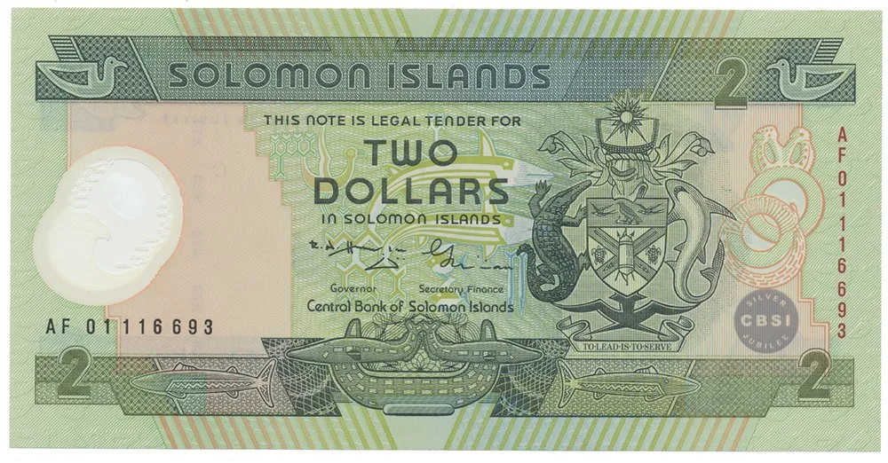 Šalamounovy ostrovy, 2 Dollars 2001, P.23