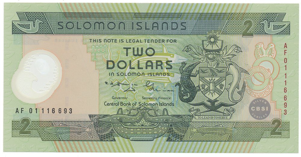 Šalamounovy ostrovy, 2 Dollars 2001, P.23