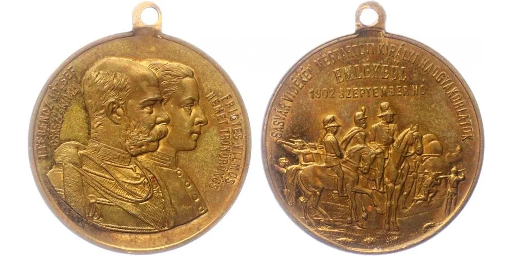 František Josef I., medaile vojenských manévrů — 1