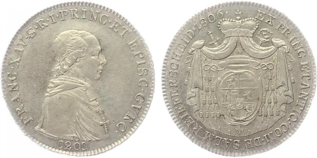 Gurk - biskupství, František Xavier von Salm, 1784 - 1822 — 1