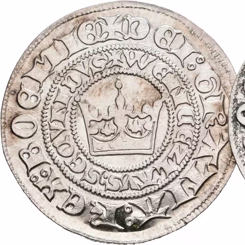 AR Žeton b.l. - Kutnohorský pamětní groš. Ag 0,987, 27 mm (4,25 a 4,12 g)