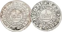 AR Žeton b.l. - Kutnohorský pamětní groš. Ag 0,987, 27 mm (4,25 a 4,12 g) — 1