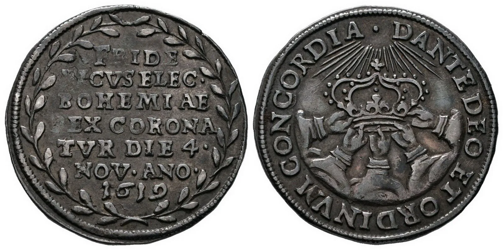 Fridrich Falcký, 1619 - 1620 — 1