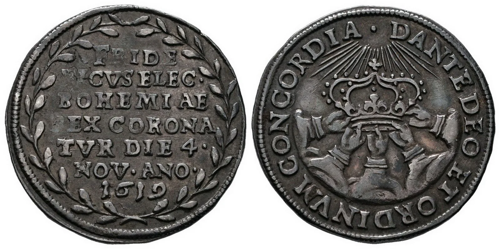 Fridrich Falcký, 1619 - 1620 — 1
