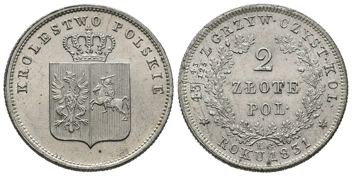 Ražby pro Polsko, Mikuláš I., 1825 - 1855 — 1