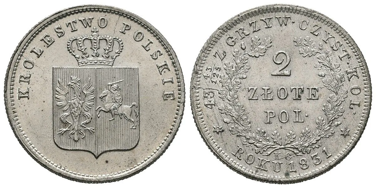 Ražby pro Polsko, Mikuláš I., 1825 - 1855 — 1