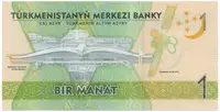 Turkmenistán, 1 Manat 2017, P.36 - fotografie 2