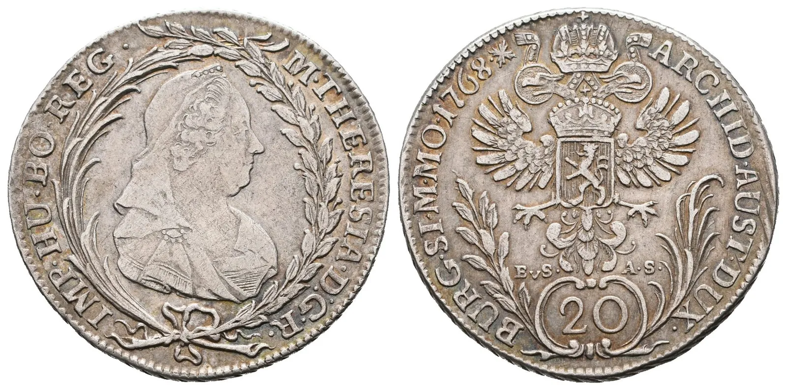 Marie Terezie, 20 Krejcar 1768, Praha