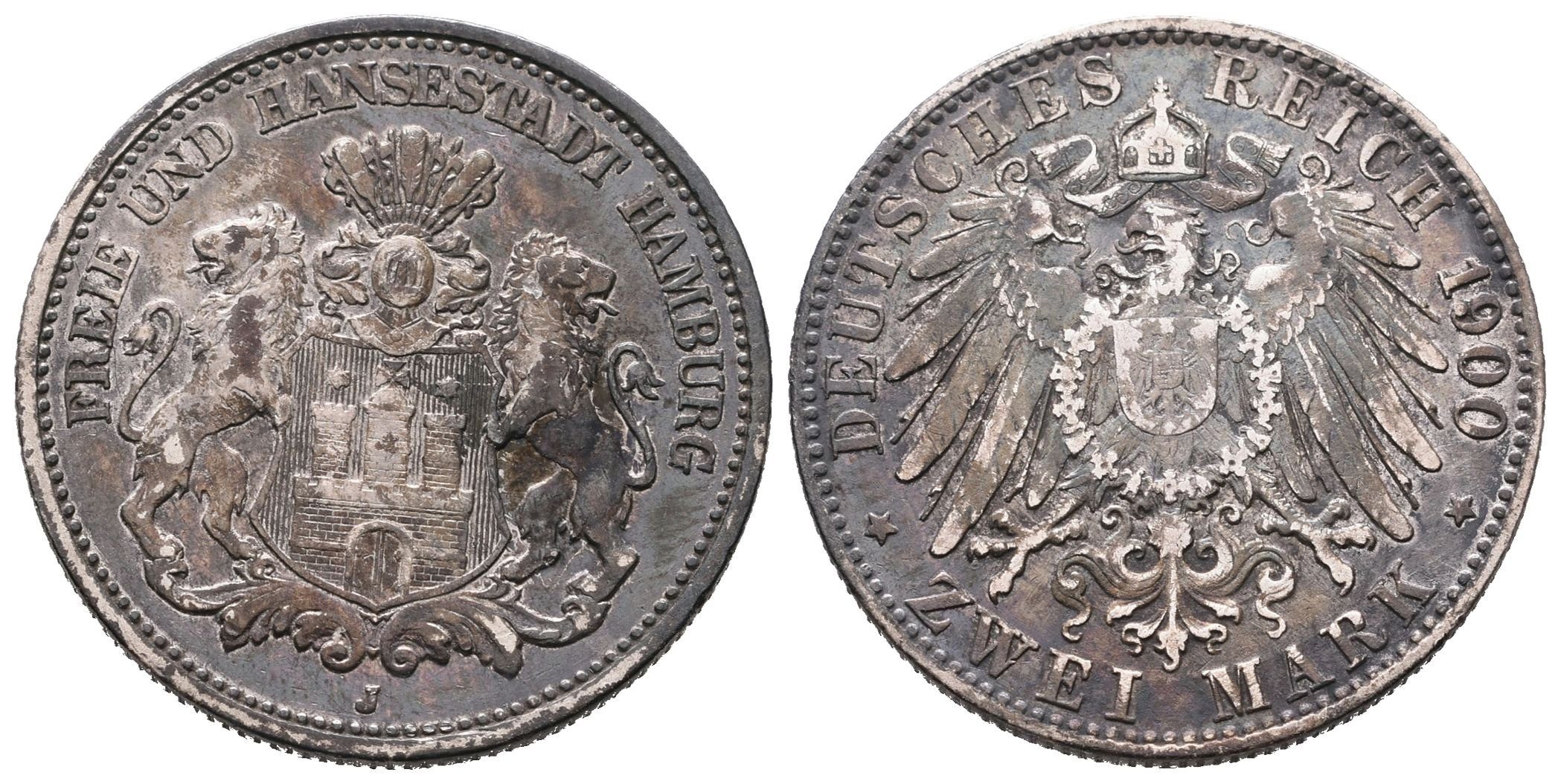 Hamburg, 2 Marka 1900 J